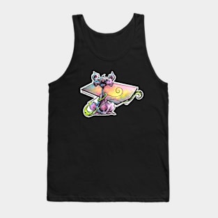 Surreal Cat Tank Top